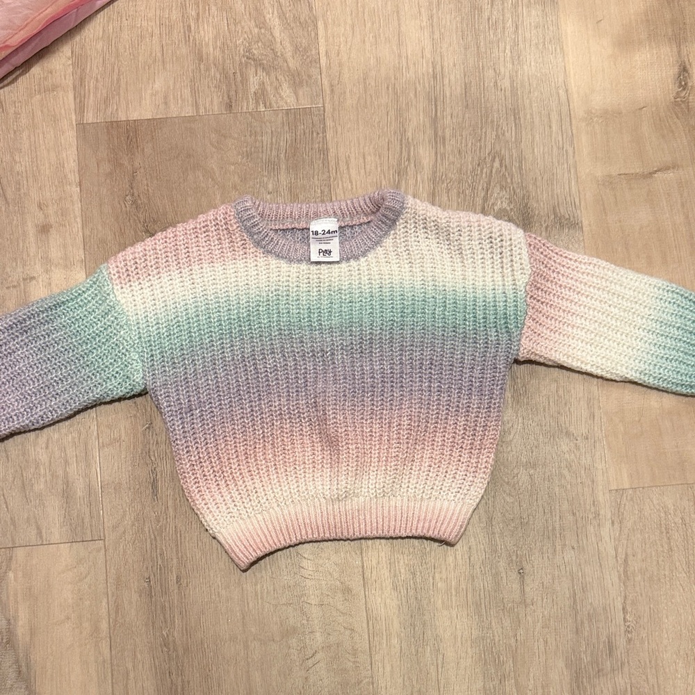 Little Sleepies Pastel Knit Sweater